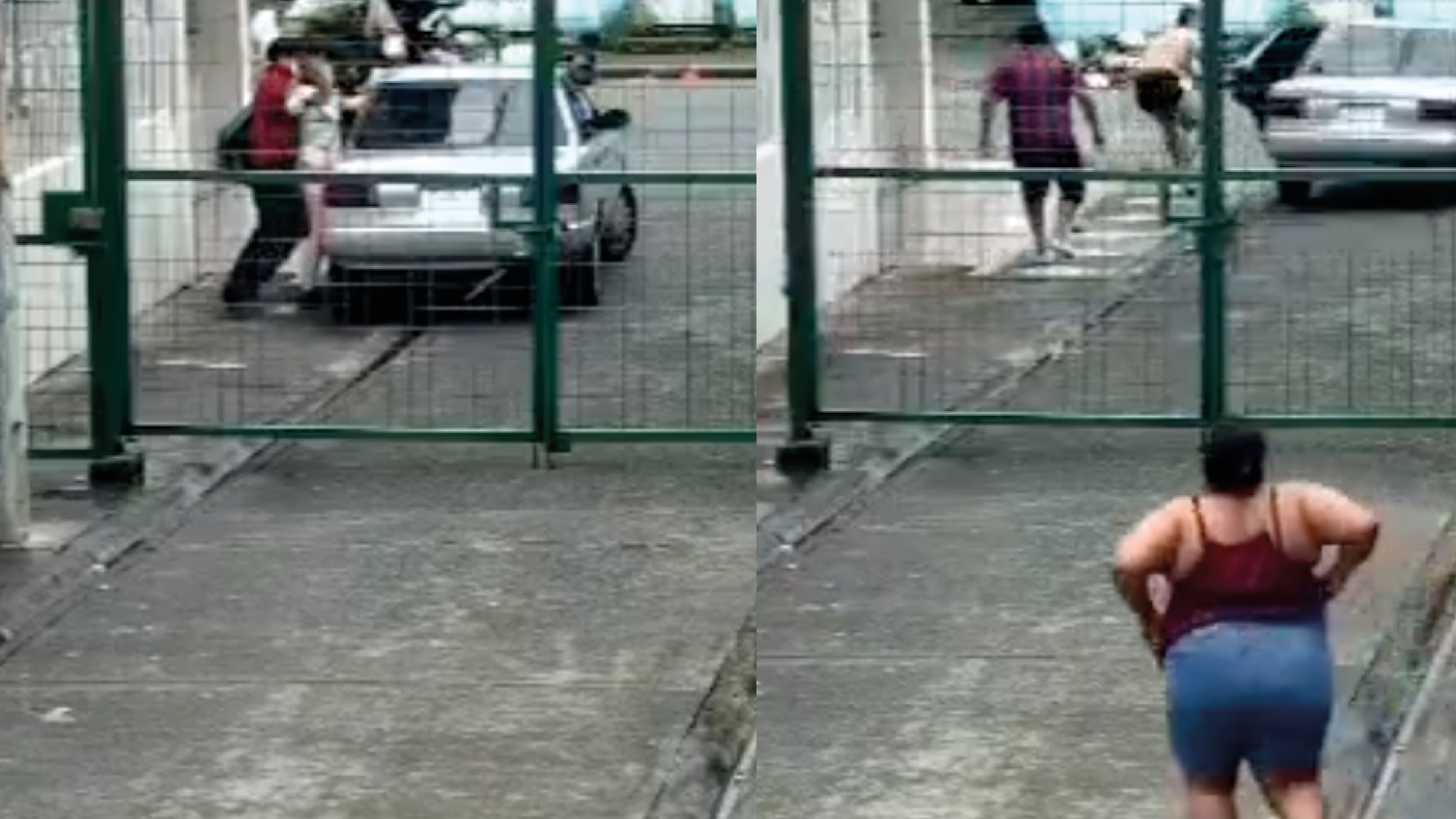 video capta viSecuestro de una mujer en el Guasmo Sur