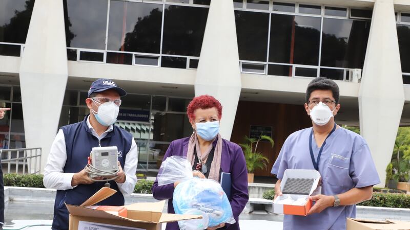 Usac dona 200 asistentes respiratorios al Ministerio de Salud
