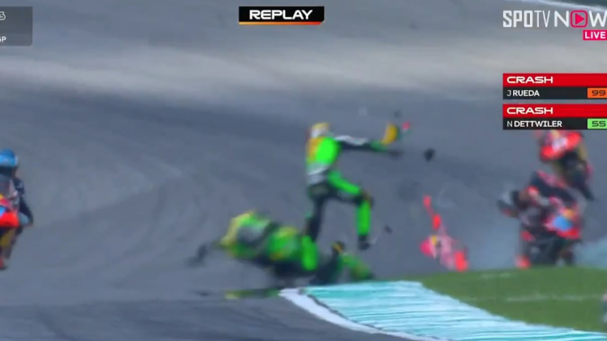 El piloto español José Antonio Rueda y el suizo Noah Dettwiler salieron gravemente heridos. (Foto: Redes sociales)