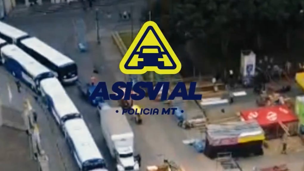 PMT solicitó mucha precaución porque solo hay 1 carril habilitado para el tránsito mixto. Foto: RRSS