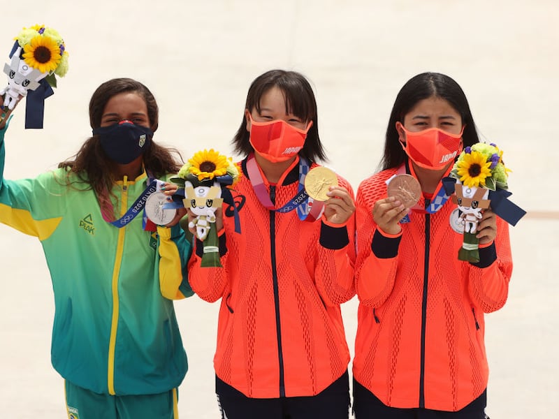 Con tan solo 13 años, Momiji Nishiya se coronó como campeona Olímpica en Skate