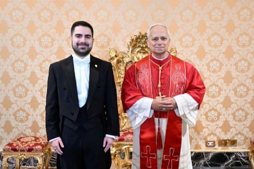 Embajador Santiago Palomo visitó al Papa León XIV y reiteró invitación a visitar Guatemala