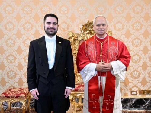 Embajador Santiago Palomo visitó al Papa León XIV y reiteró invitación a visitar Guatemala