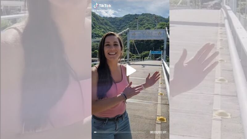 Diputada tiktoker evidencia falencias de la carretera de Guatemala a El Salvador