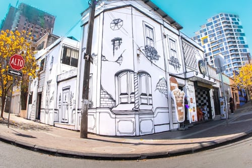 Video. Zona 4 esconde un restaurante con fachada de dibujo que debes visitar