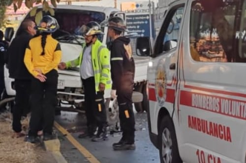 Las escenas posteriores al accidente donde murió una mujer en la Roosevelt