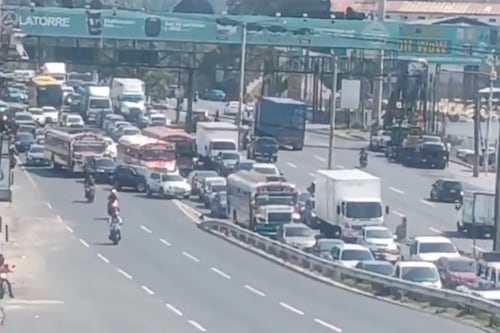 VIDEO. Así el panorama del tránsito en la ruta al Pacífico este 1 de mayo