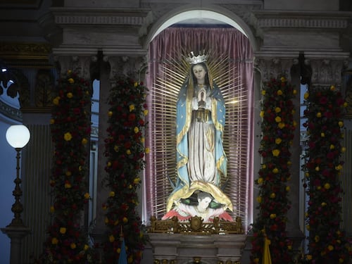 Solemne procesión de la Consagrada Imagen de Santa María de Guadalupe