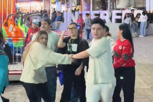 Peter Véliz recrea el famoso cordón de seguridad de ‘Hello Muchá’