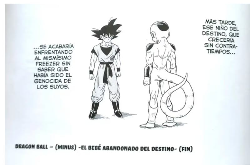 Última viñeta de Toriyama.