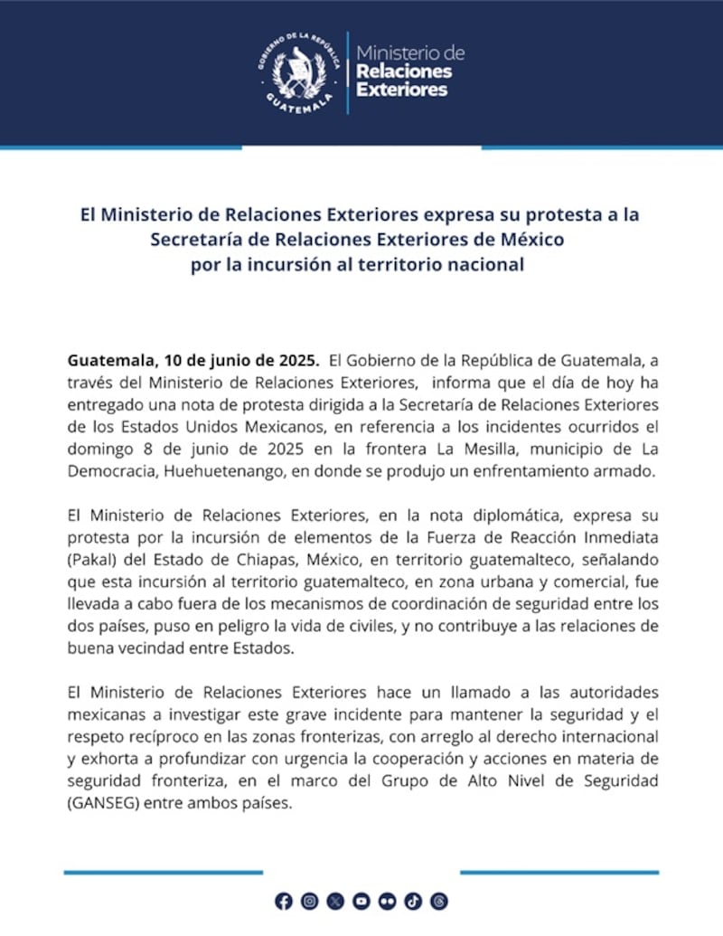 Comunicado.