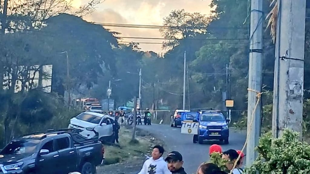 Balacera hacia San Juan. Foto: RRSS