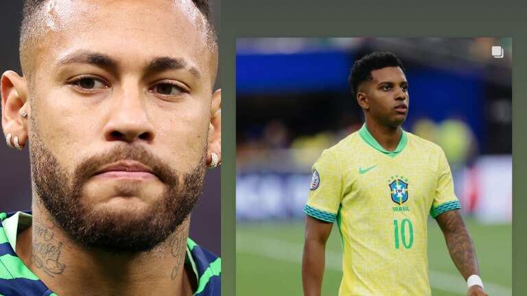 Neymar defiende a Rodrygo