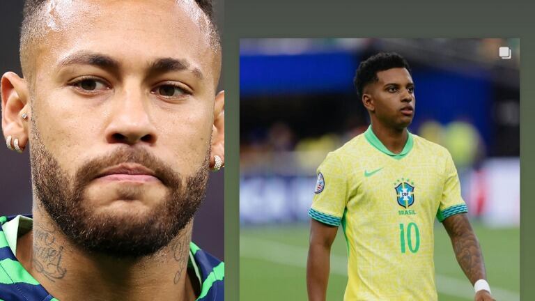 Neymar defiende a Rodrygo