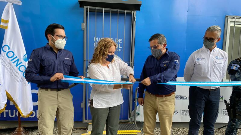 Inauguran otro puesto de control aduanero en Izabal con apoyo de EE. UU.