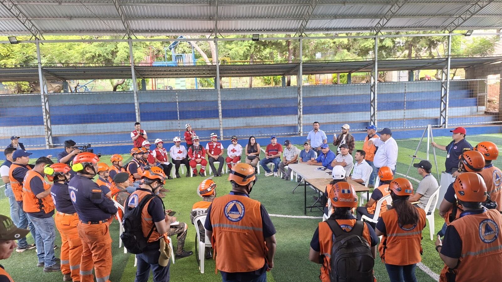 Centro de operaciones de emergencia ya se encuentran activos en Jutiapa. Foto: Conred.
