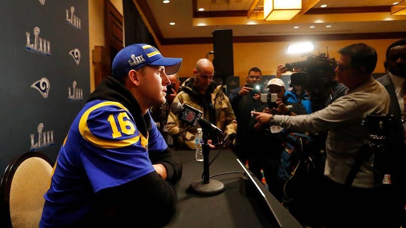 Desde Atlanta: Jared Goff: "Por los Pats tenemos mucho respeto, pero no miedo"