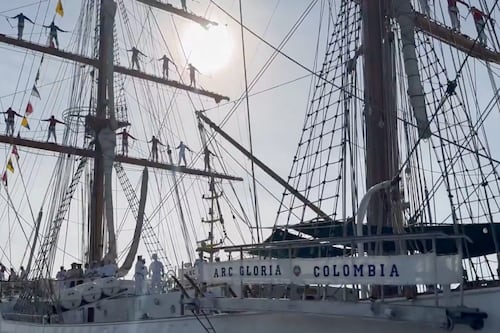 Escuintla recibe al Buque Escuela ARC “Gloria” de la Armada colombiana
