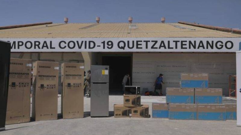 Hospital temporal de Quetzaltenango recibe primer paciente con Covid-19