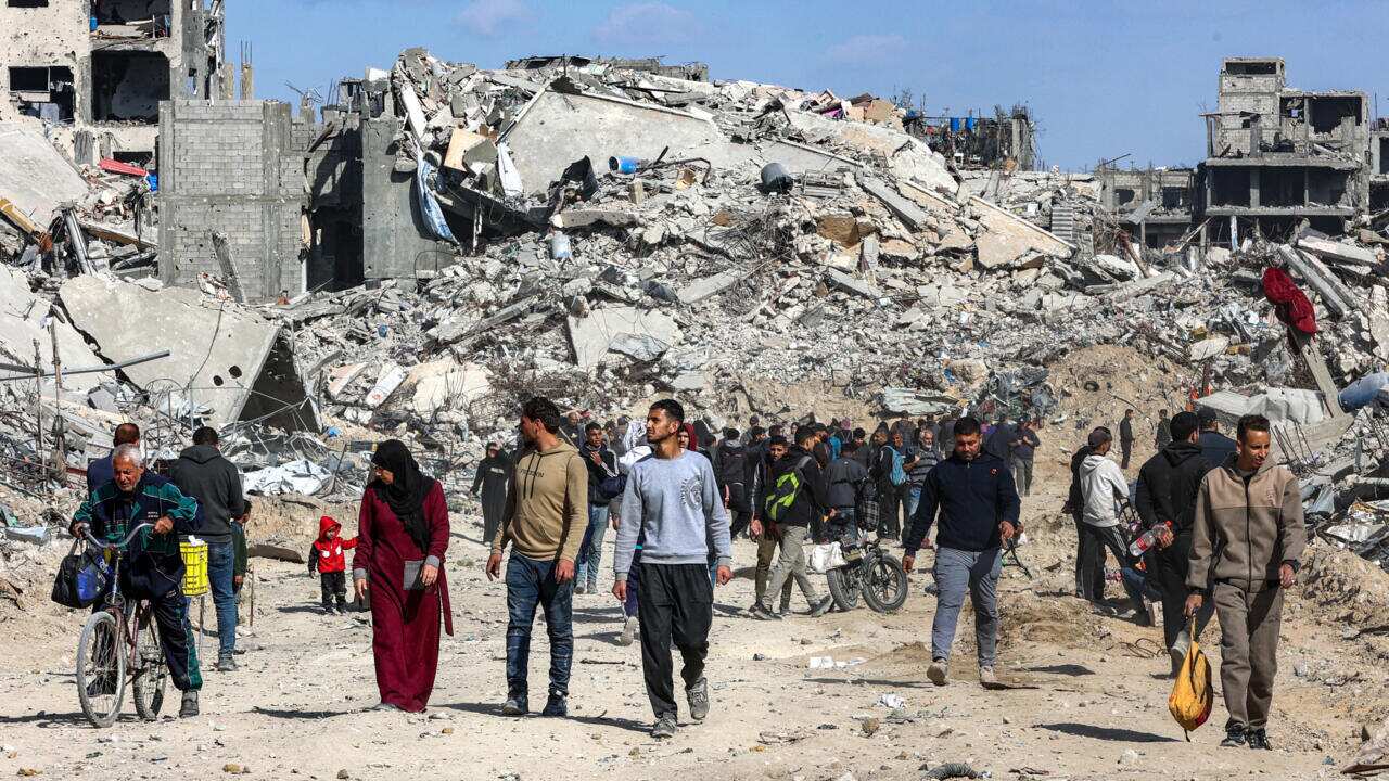 VIDEO. El desgarrador panorama tras el alto al fuego en Gaza