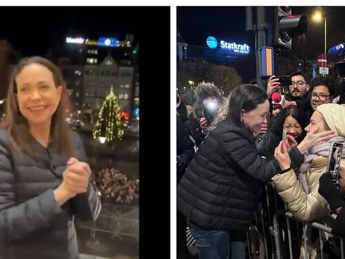 María Corina Machado reaparece en Oslo tras ganar el Premio Nobel de la Paz