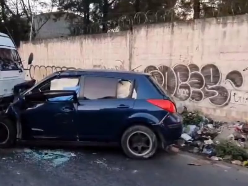 Accidentes complican tránsito vehicular en Villa Nueva