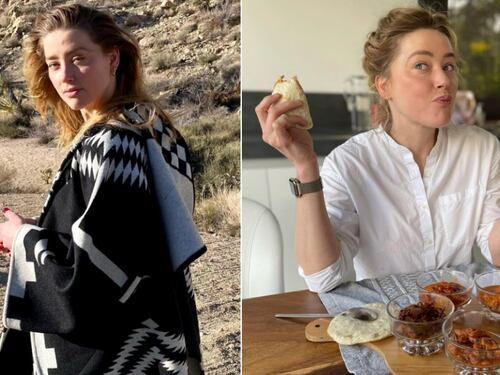 Lejos de Johnny Depp y la polémica, Amber Heard reaparece irreconocible con una vida tranquila y dedicada a sus hijos