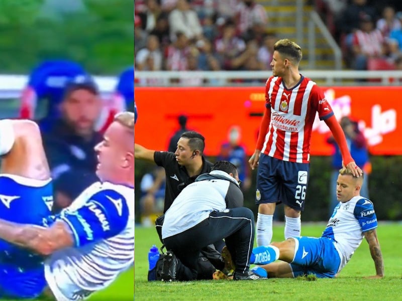 VIDEO. Duelo entre Chivas y Puebla deja la escalofriante lesión de jugador brasileño