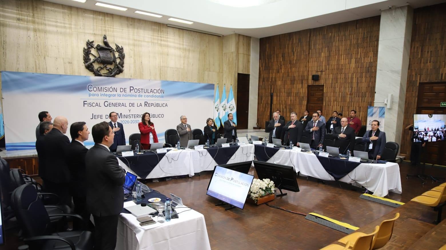 La Comisión de Postulación encargada de seleccionar a los 6 aspirantes a Fiscal General de la República y Jefe del Ministerio Público, conocida como Postuladora del MP.