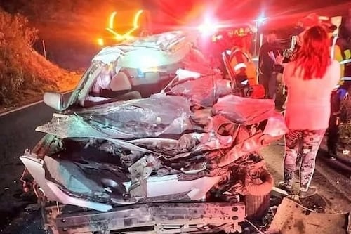 Fuerte accidente de tránsito deja un fallecido y 4 heridos en ruta Interamericana