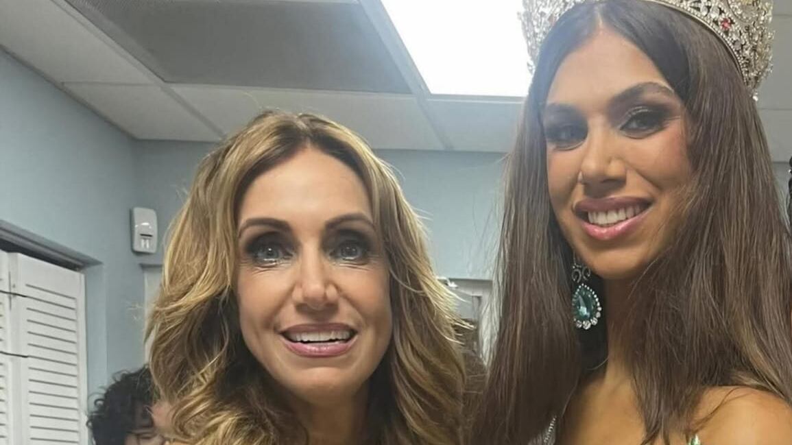 Lina Luaces, de 22 años, hija de la conductora, Lili Estefan, ganó el certamen Miss Universo Cuba 2025. Foto: El Gordo y La Flaca/Univisión.