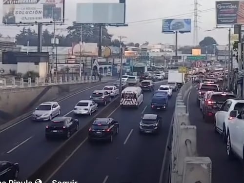 Este es el panorama del tránsito en CAES por ataque armado en el kilómetro 13.5