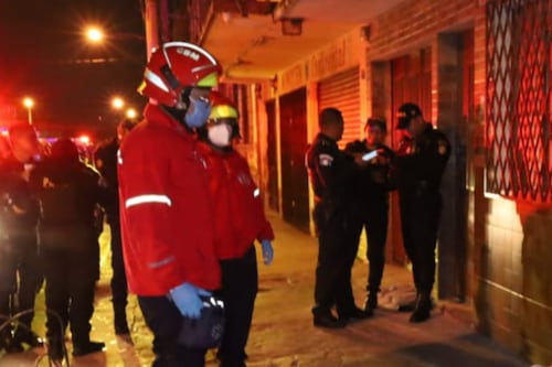 Hombre muere frente a clínica médica de zona 1