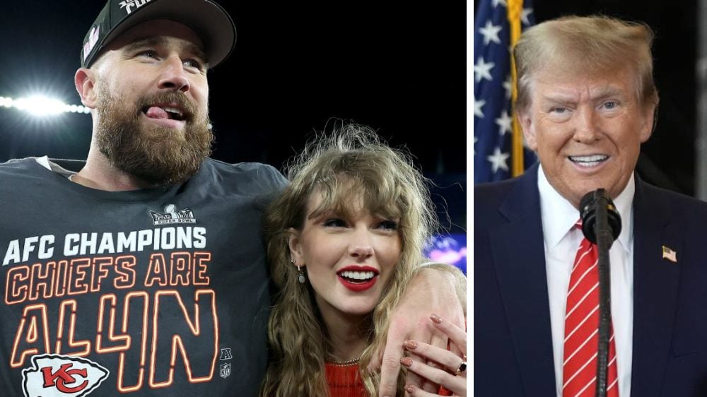 Donald Trump y Taylor Swift estarán en el juego de la NFL.