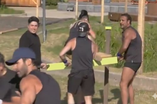 Polémica en ‘La Granja VIP’: Alberto del Rio empuja a Alfredo Adame