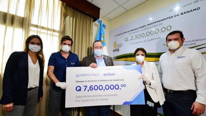 Espíritu de solidaridad se refleja en donativo de Q7.6 millones para hospitales