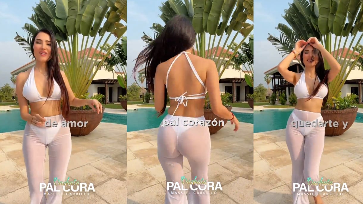 VIDEO. El sexy baile de Massiel Carrillo para promocionar su “Bachata pal Cora”