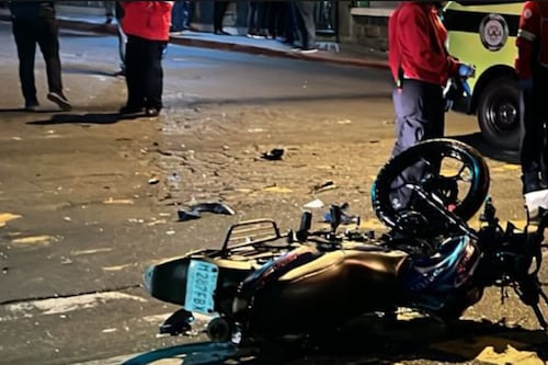 Accidente deja un hombre muerto en zona 10 este lunes