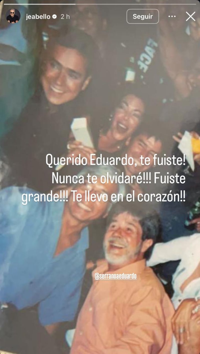 Jorge Enrique Abello despidió a uno de sus más grandes amigos en la actuación