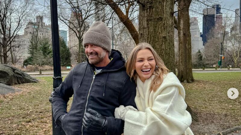 La reacción de Gabriel Soto cuando le preguntaron por su relación con Irina Baeva