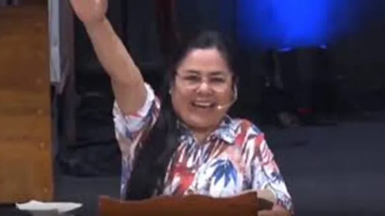 De la iglesia evangélica “El Gran Yo Soy”, durante un sismo en Perú. (Foto: MDZ Online)