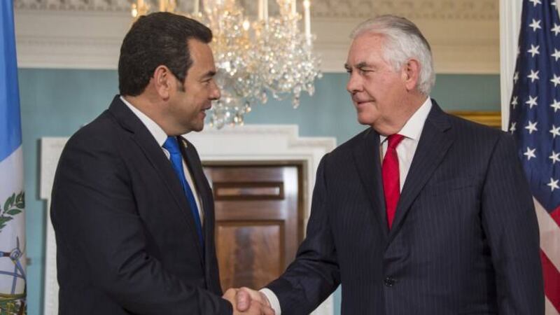 Declaración de portavoz del Departamento de Estado luego de reunión entre Morales y Rex Tillerson