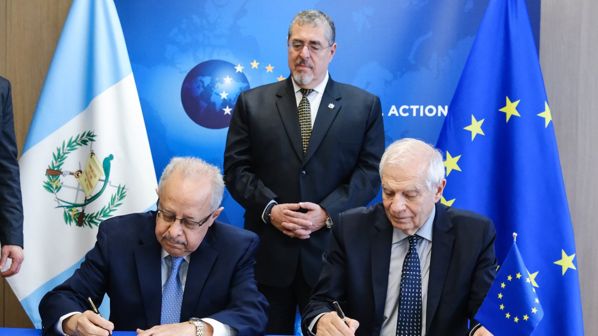 Guatemala y Unión Europea firmaron un memorando para fortalecer las relaciones