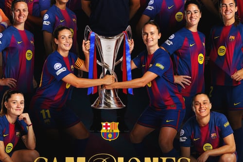 Barcelona femenina gana la Champions League tras golear al Lyon