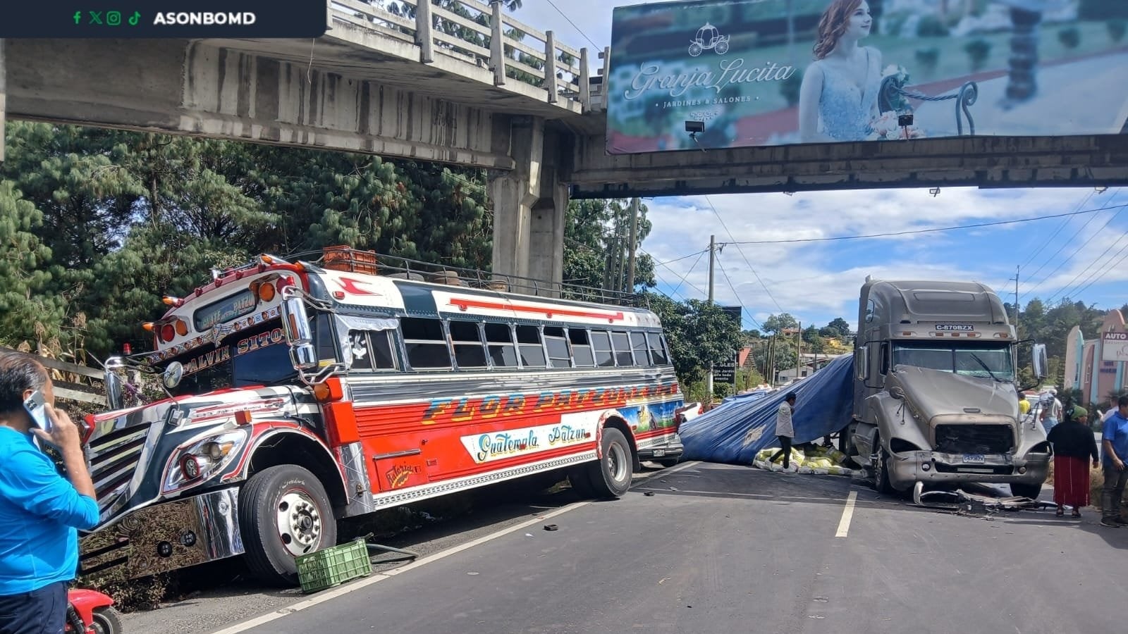 Accidente de tránsito. Foto: BD
