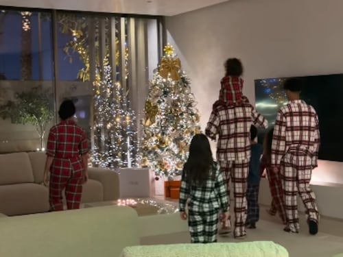 La Navidad más familiar de Cristiano Ronaldo en el Círculo Polar Ártico