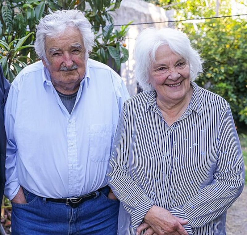 Pepe Mujica y Lucía Topolansky
