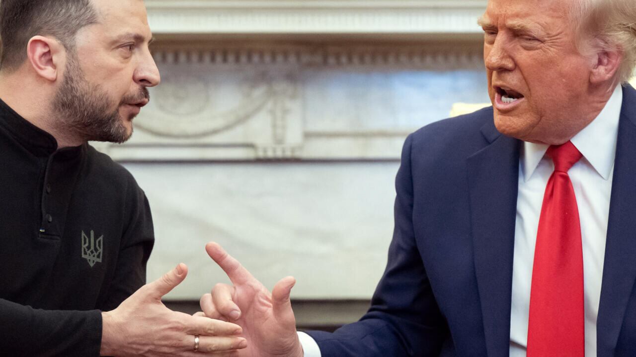 VIDEO. Inédita reacción de la embajadora ucraniana ante pelea entre Trump y Zelenski