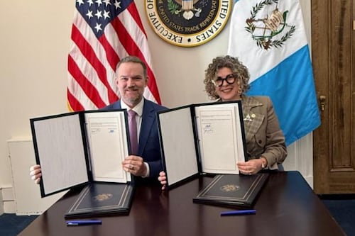 Acuerdo bilateral: 70% de exportaciones guatemaltecas ingresarán a EE. UU. sin pagar aranceles