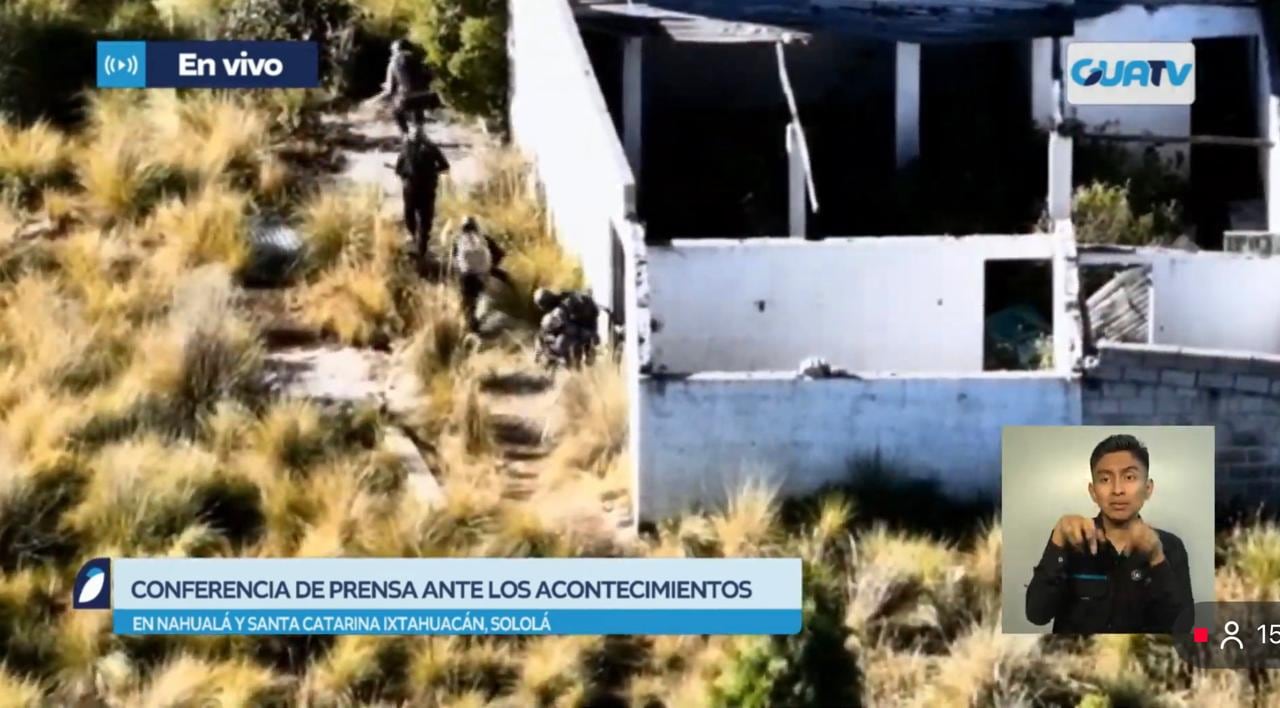 Gobierno de Guatemala enfrenta a grupos armados ilegales en Ixtahuacán y Nahualá